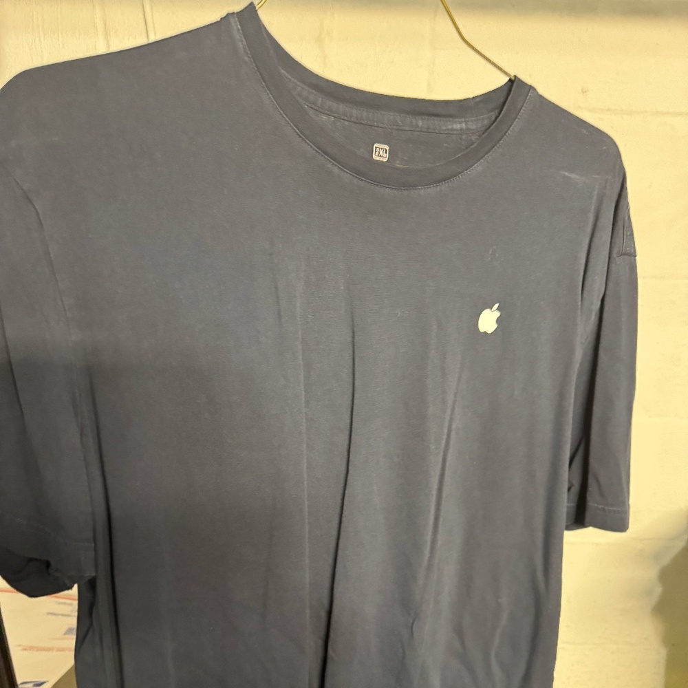 Apple t-shirt navy blue short sleeve size 2XL